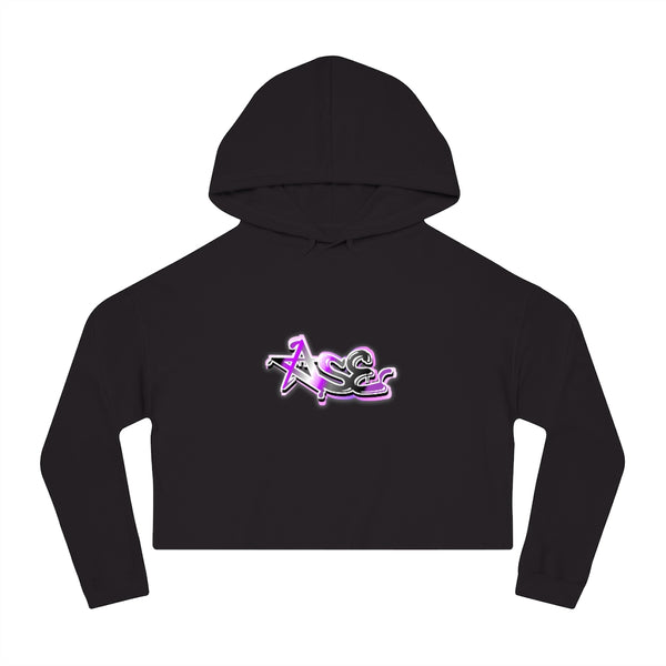 Ase Cropped Hooded  Sweatshirt